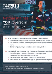 Netcare 911 emergency guide 2025